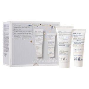 KORRES Greek Yoghurt Probiotic Cleanser & Gel Cream 2pc Skincare Set New in Box
